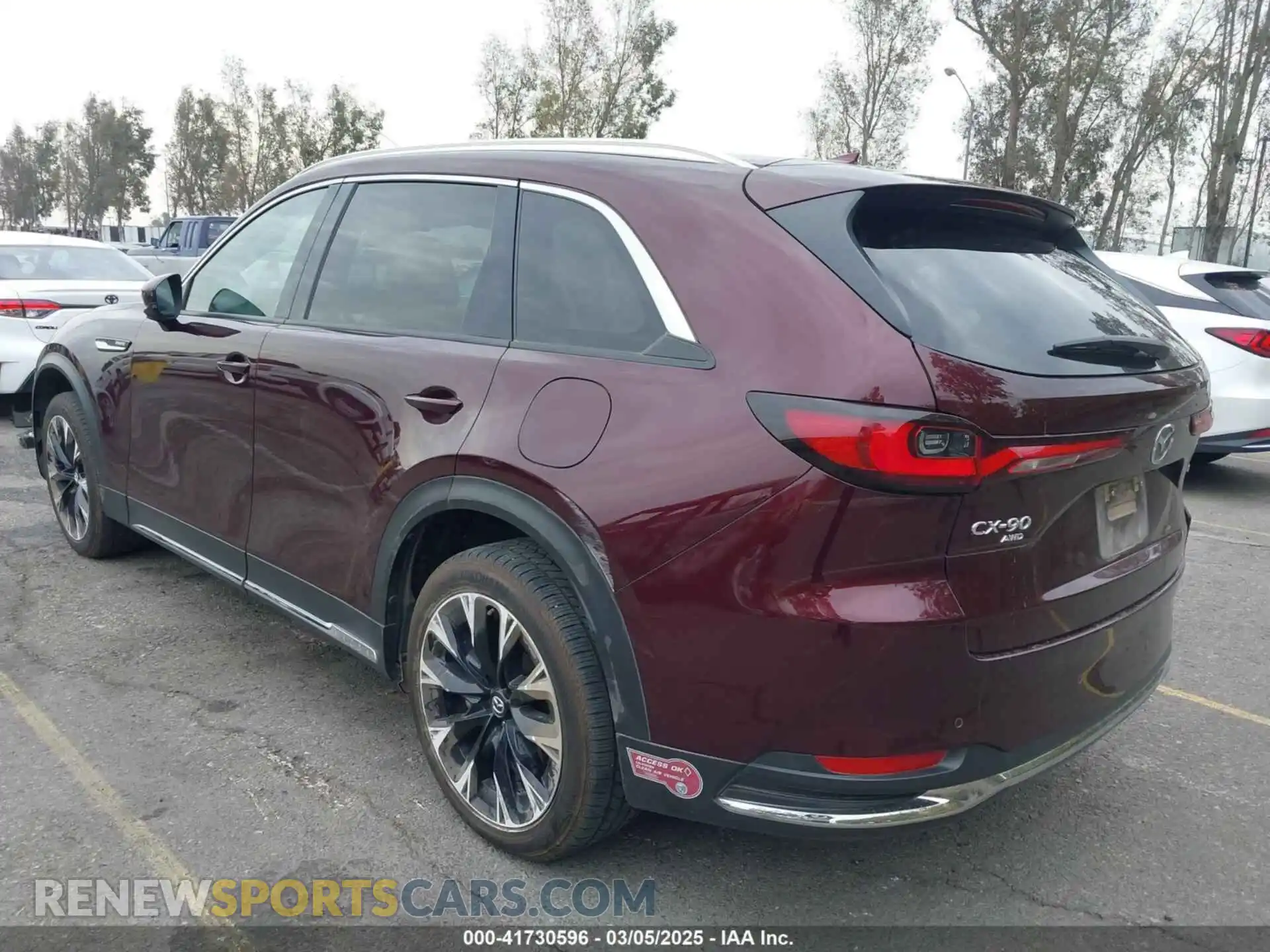 3 Photograph of a damaged car JM3KKEHA6R1102432 MAZDA CX-90 PHEV 2024