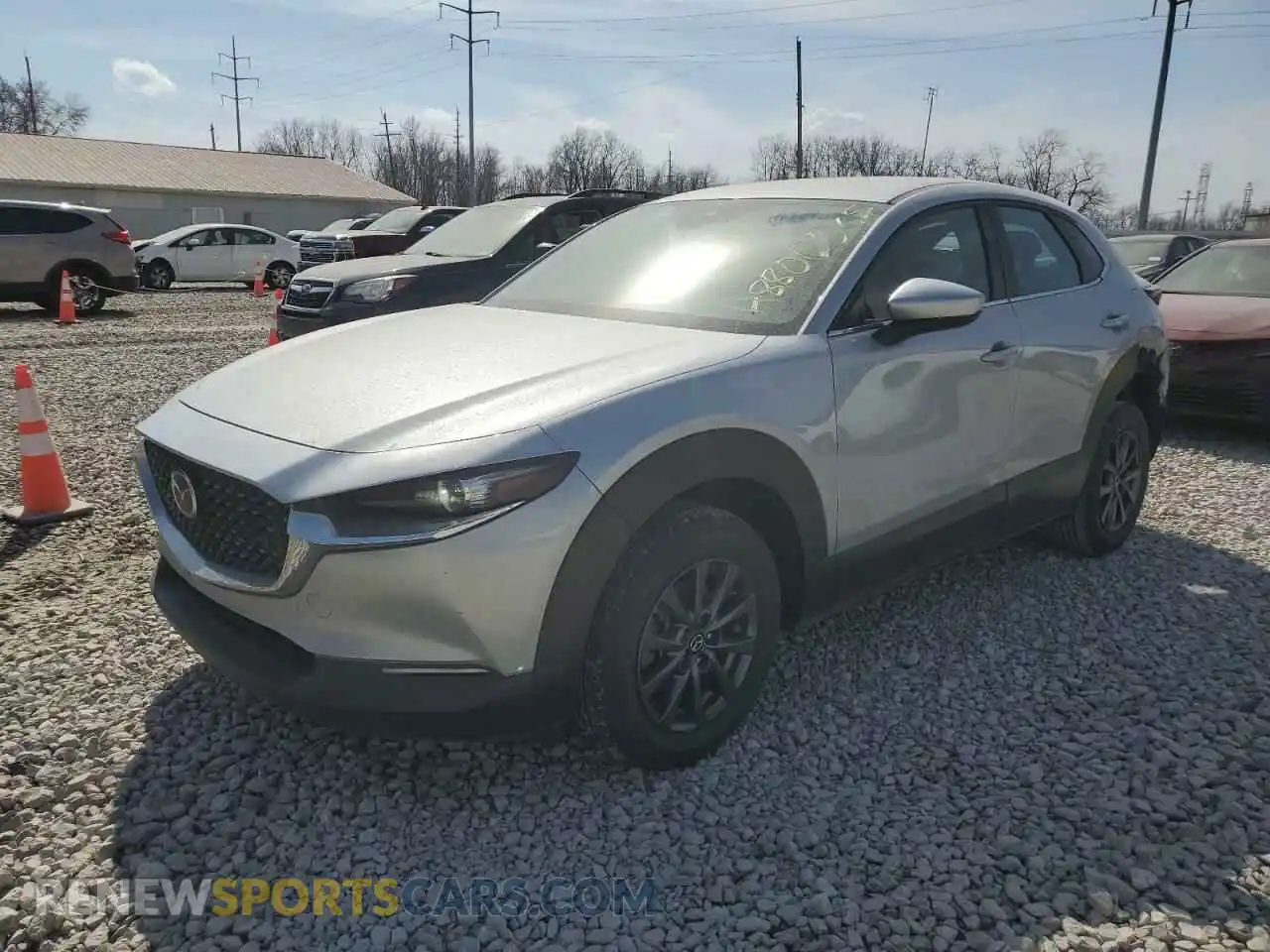 1 Photograph of a damaged car 3MVDMBBL7LM127689 MAZDA CX30 2020