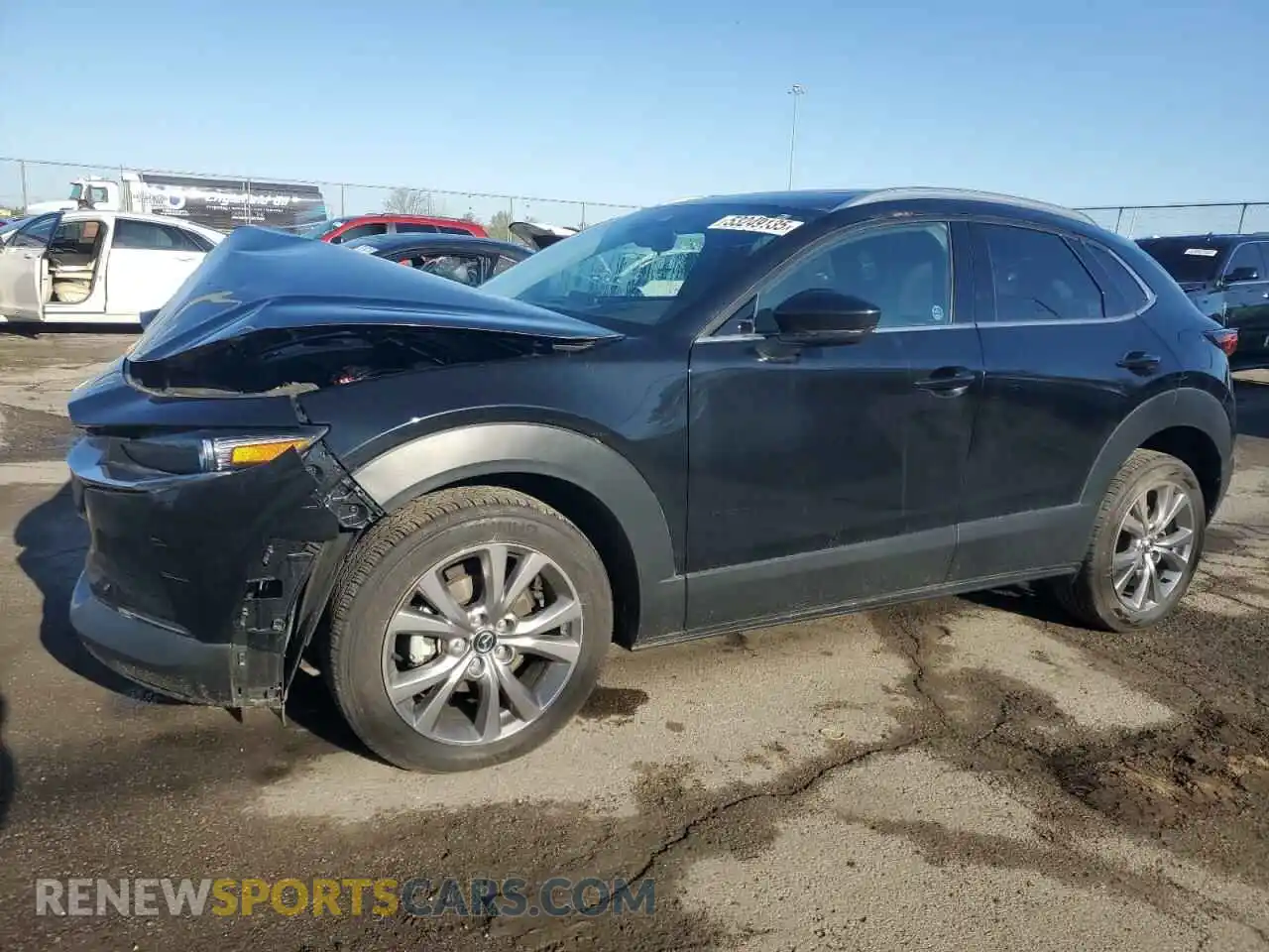 1 Photograph of a damaged car 3MVDMBEM3LM126527 MAZDA CX30 2020