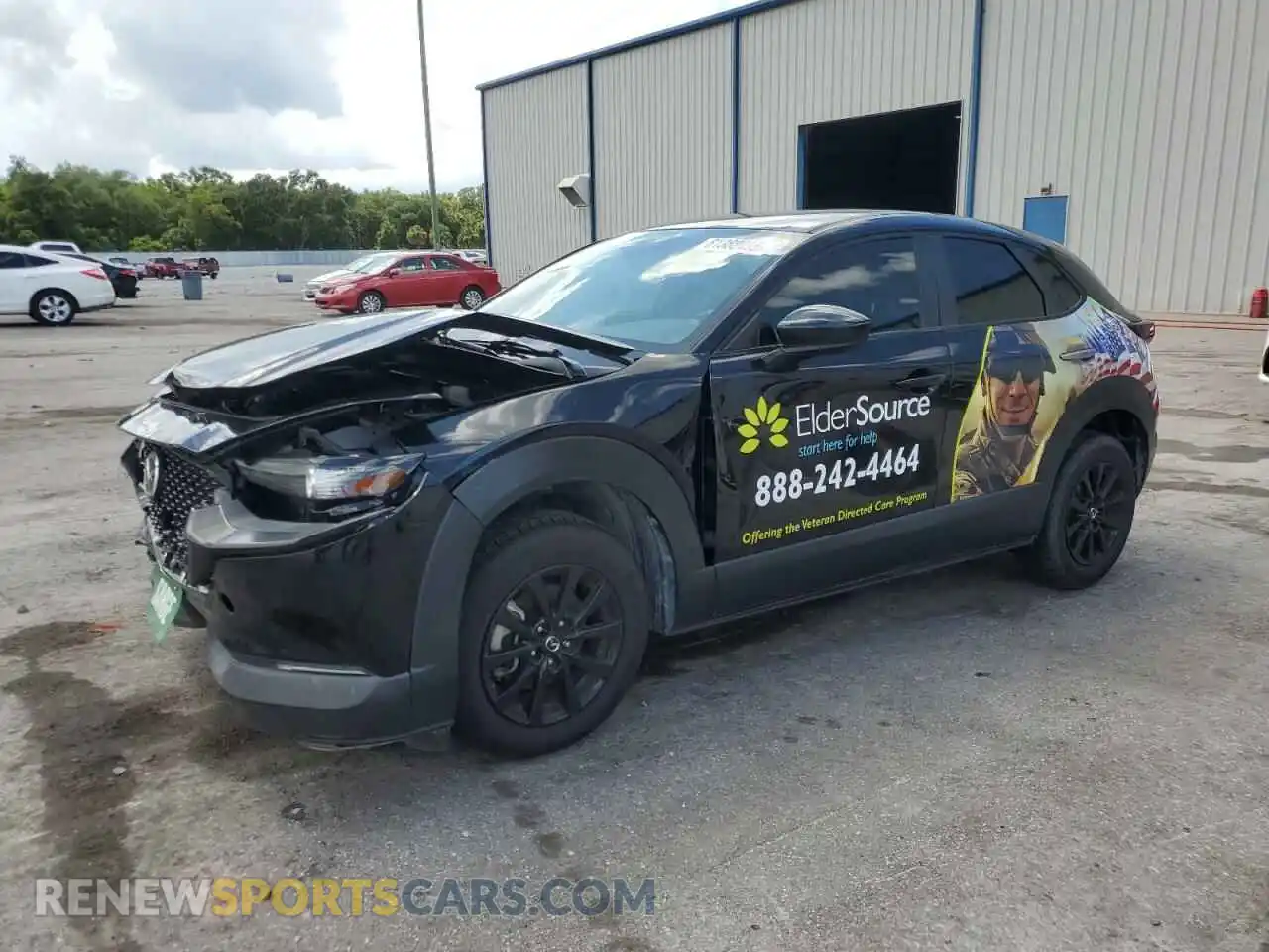 1 Photograph of a damaged car 3MVDMAALXMM224060 MAZDA CX30 2021