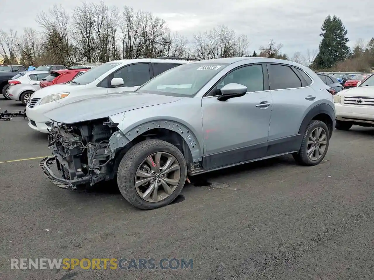 1 Photograph of a damaged car 3MVDMABL0MM247538 MAZDA CX30 2021