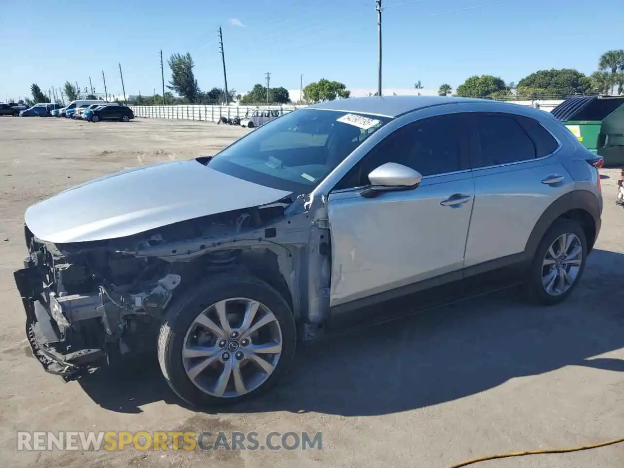 1 Photograph of a damaged car 3MVDMABL6MM254459 MAZDA CX30 2021
