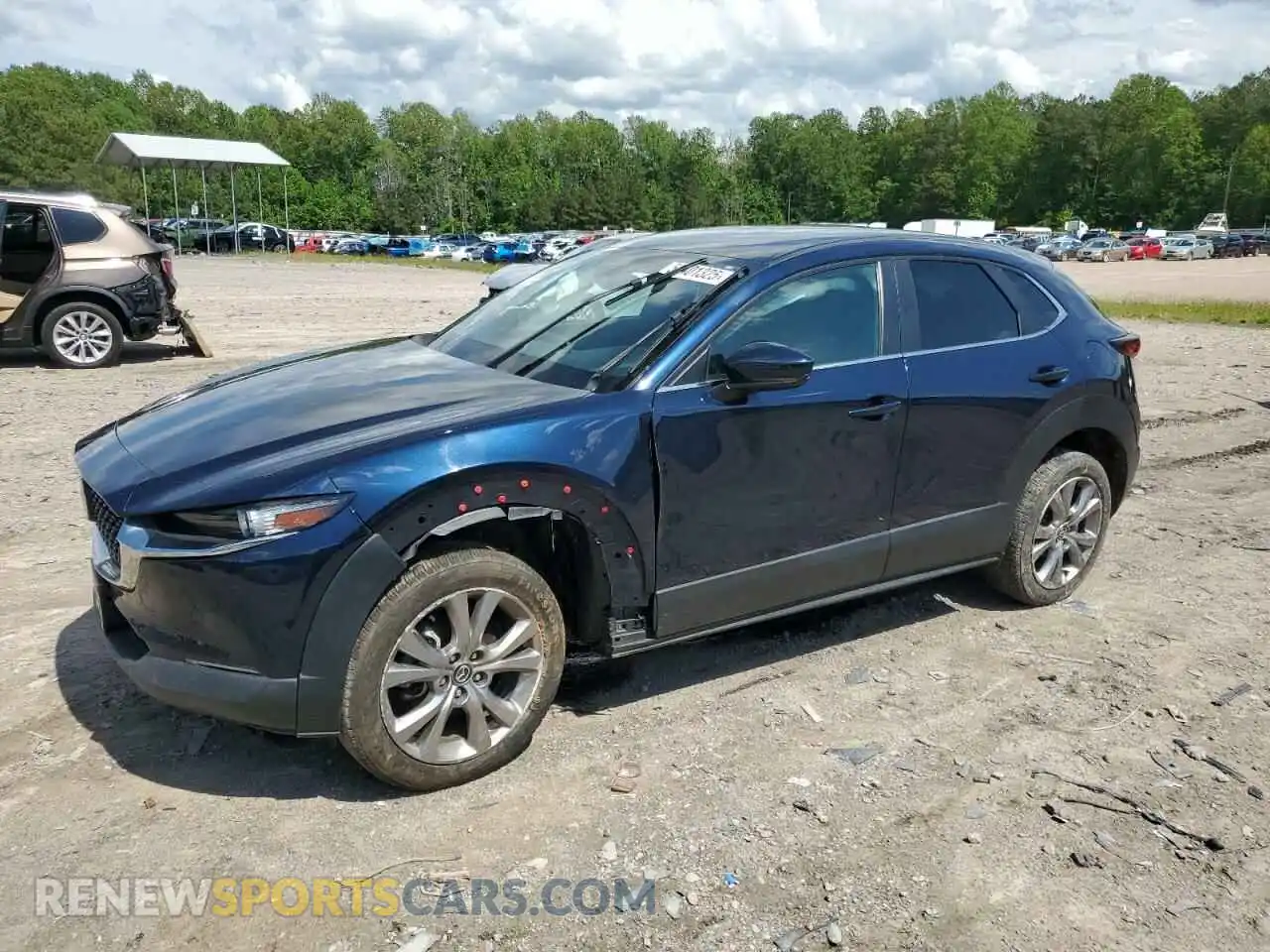 1 Photograph of a damaged car 3MVDMABL7MM241929 MAZDA CX30 2021