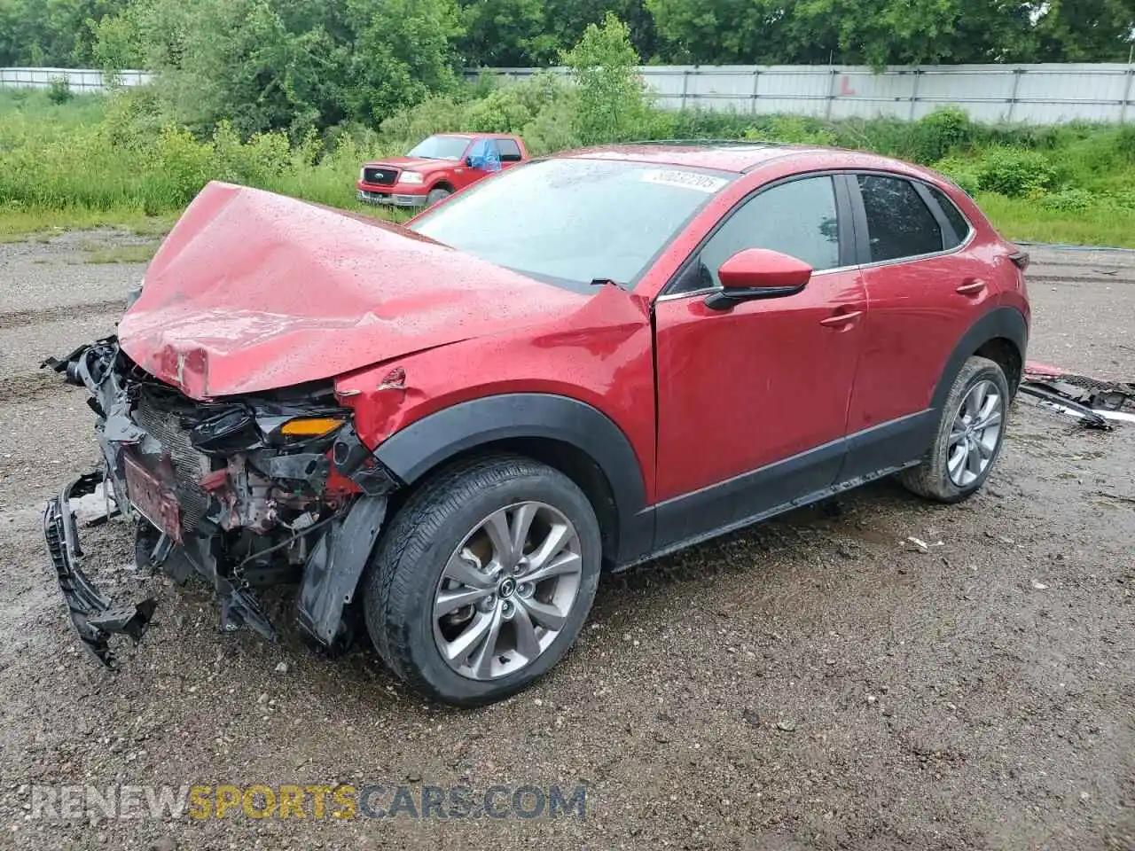 1 Photograph of a damaged car 3MVDMACL9MM262764 MAZDA CX30 2021