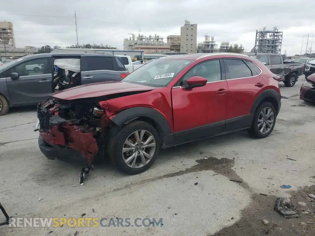 1 Photograph of a damaged car 3MVDMADL4MM202745 MAZDA CX30 2021