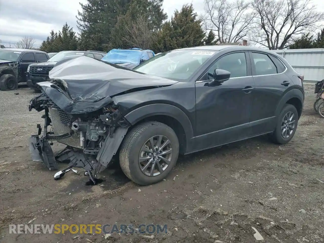 1 Photograph of a damaged car 3MVDMBAL2MM222907 MAZDA CX30 2021