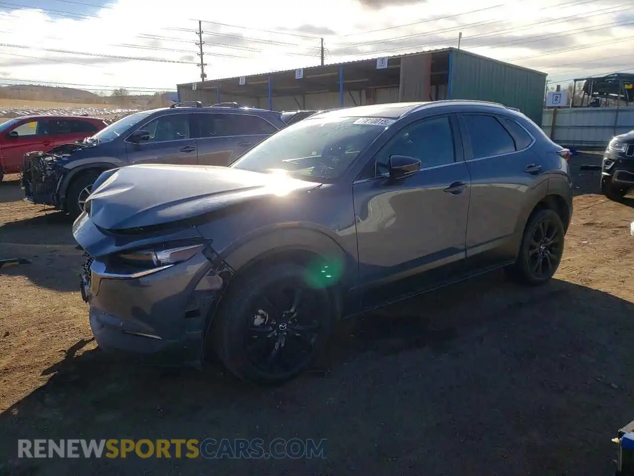 1 Photograph of a damaged car 3MVDMBAYXMM233519 MAZDA CX30 2021