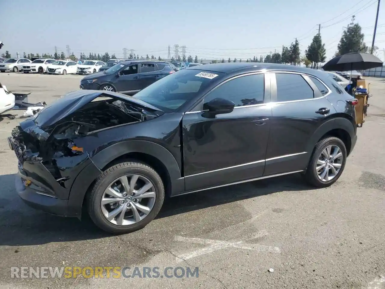 1 Photograph of a damaged car 3MVDMBBL7MM320216 MAZDA CX30 2021