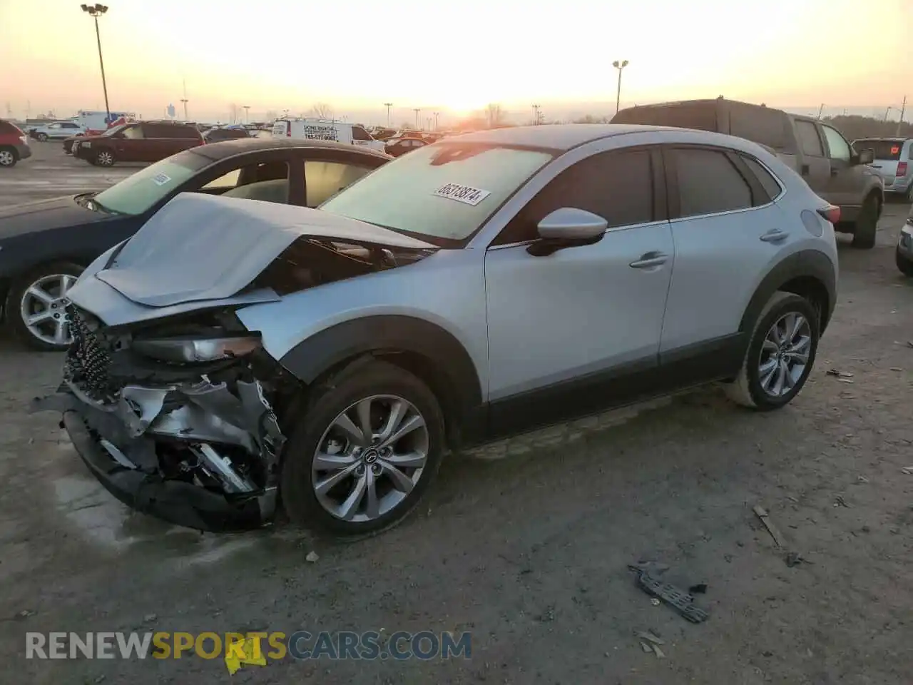1 Photograph of a damaged car 3MVDMBBLXMM259511 MAZDA CX30 2021