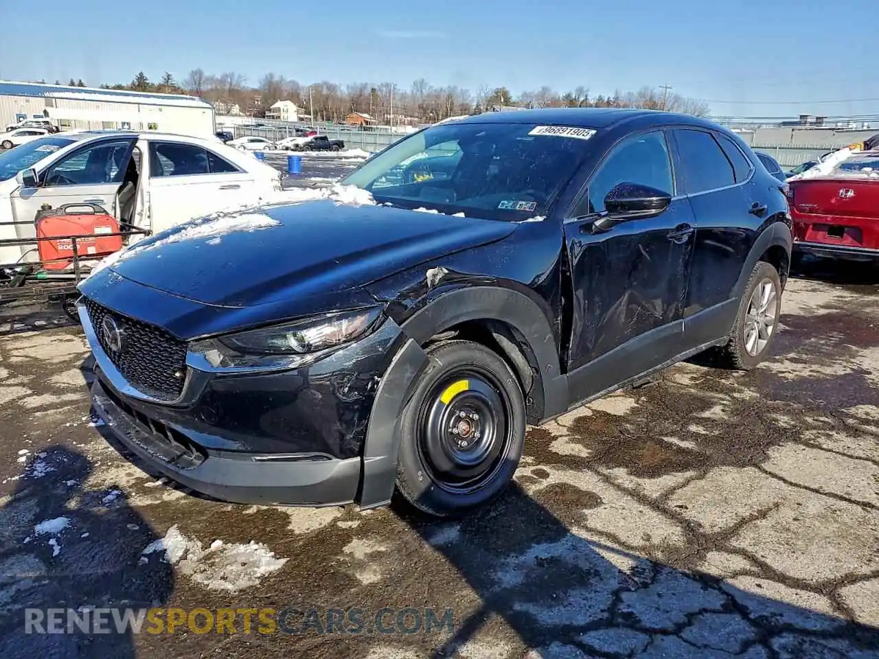 1 Photograph of a damaged car 3MVDMBCL0MM201552 MAZDA CX30 2021