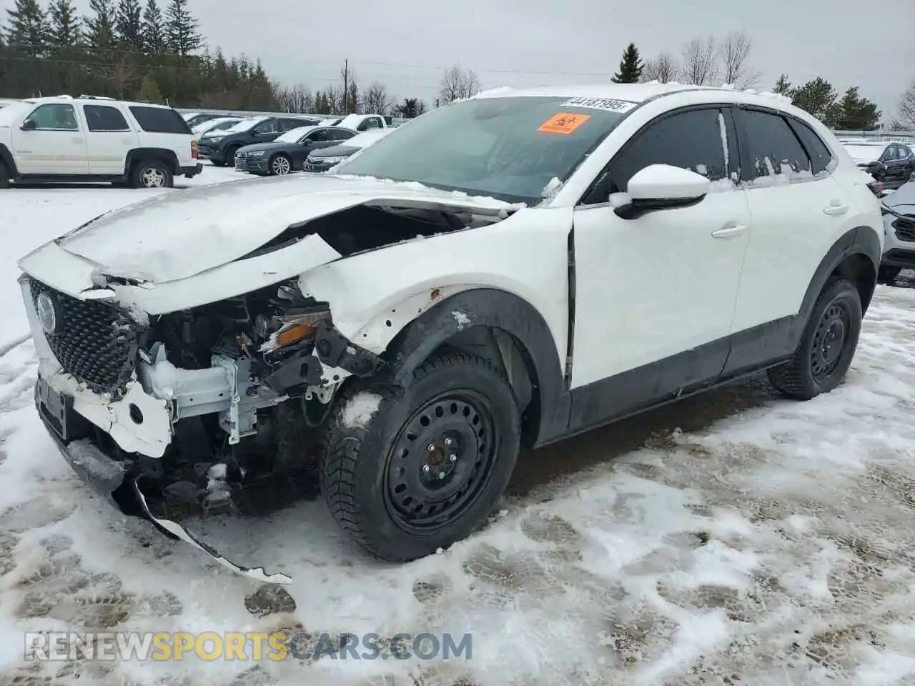 1 Photograph of a damaged car 3MVDMBCL2MM244256 MAZDA CX30 2021