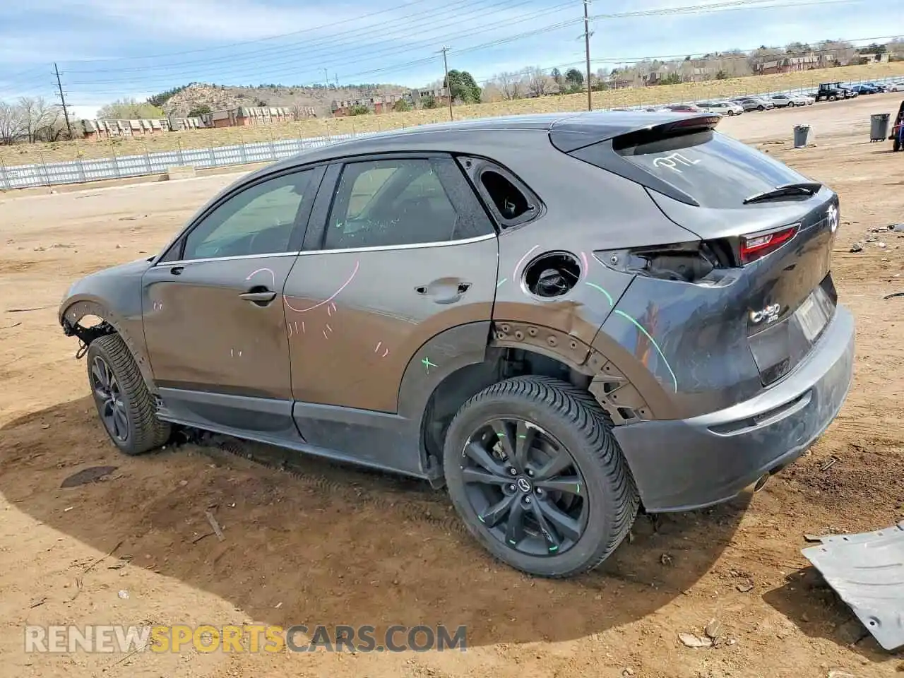 2 Photograph of a damaged car 3MVDMBCL7MM200169 MAZDA CX30 2021