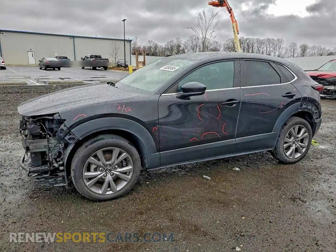1 Photograph of a damaged car 3MVDMBCL7MM268343 MAZDA CX30 2021