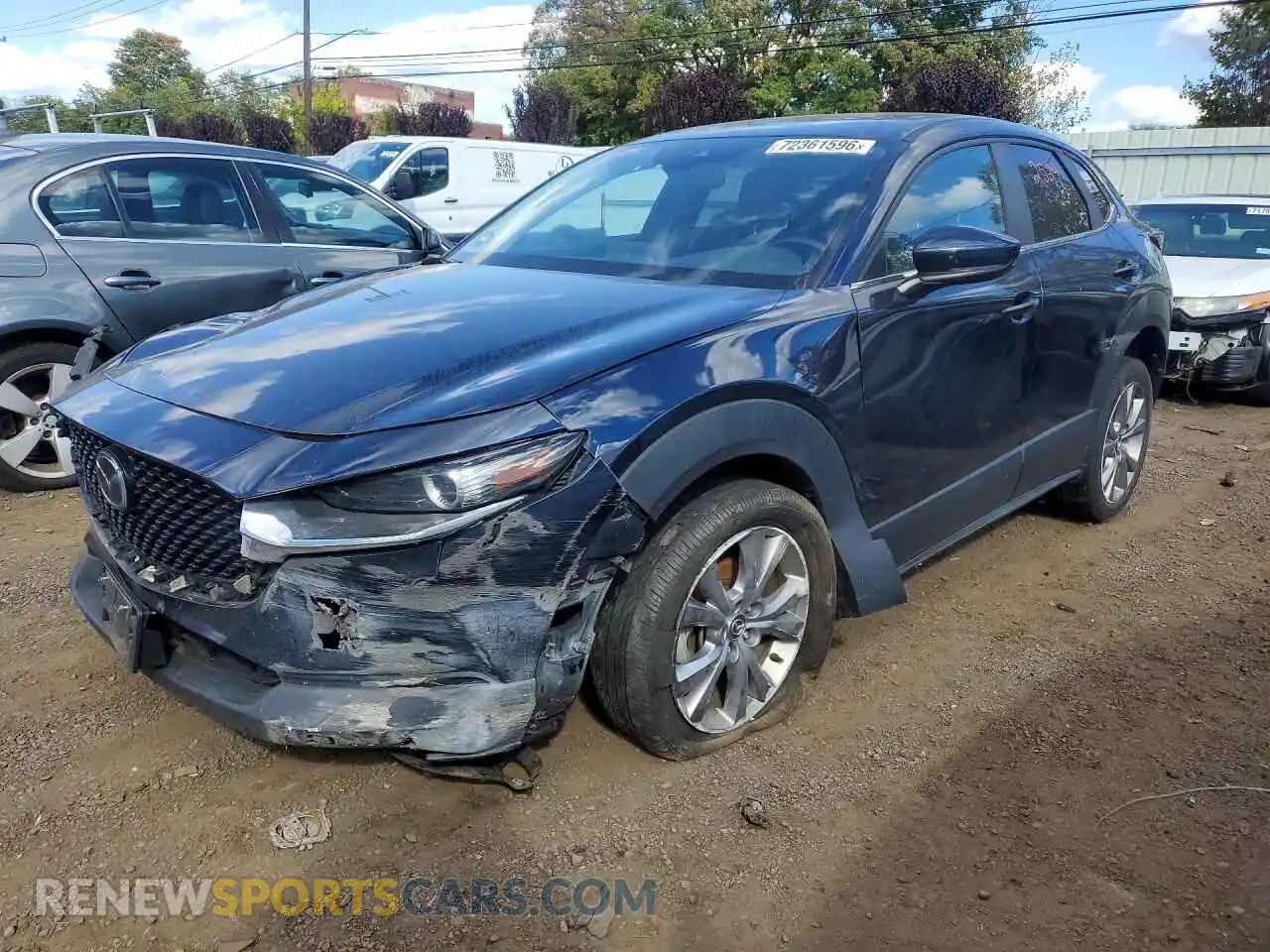 1 Photograph of a damaged car 3MVDMBCL9MM249440 MAZDA CX30 2021