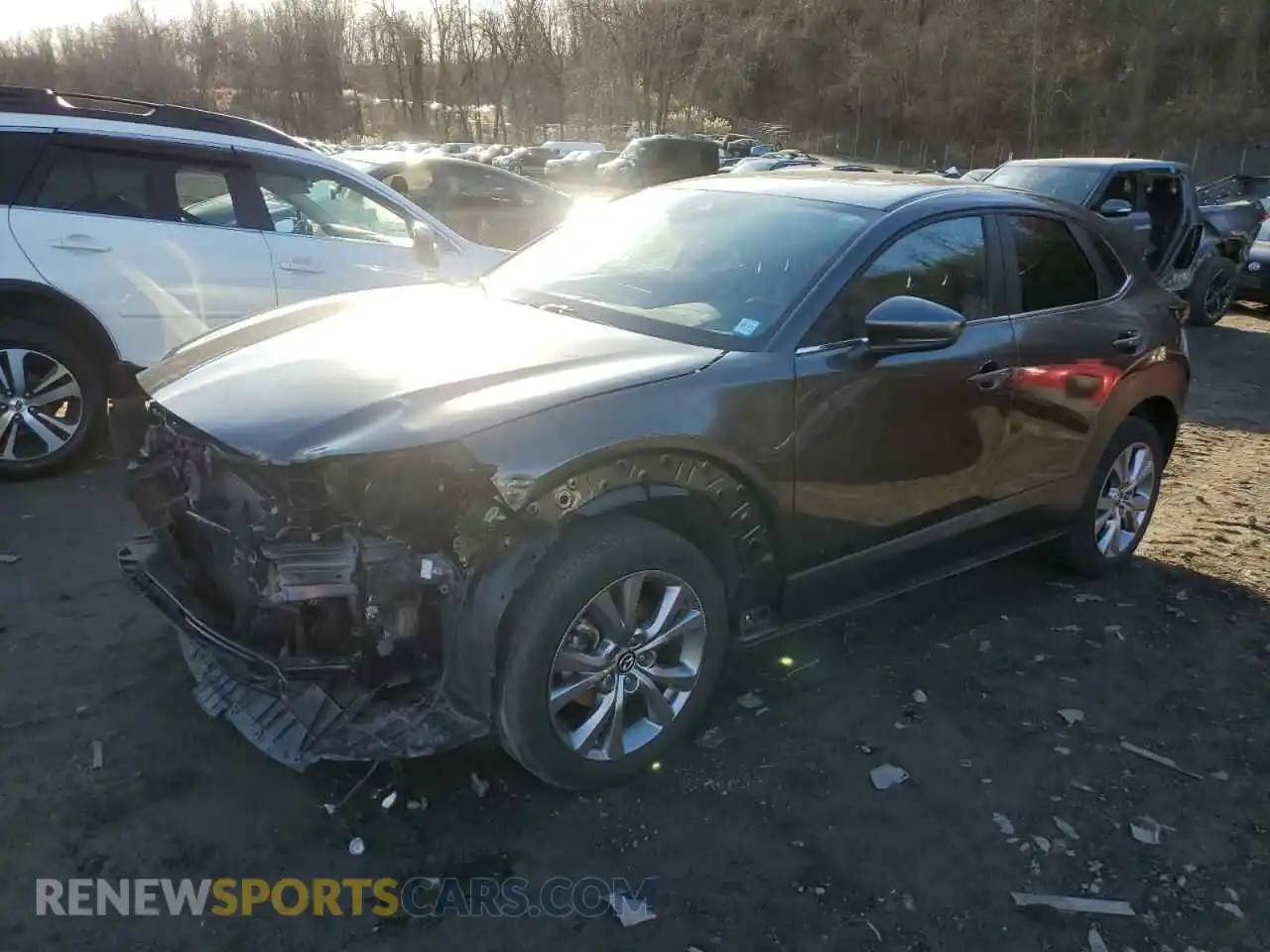 1 Photograph of a damaged car 3MVDMBCL9MM260535 MAZDA CX30 2021