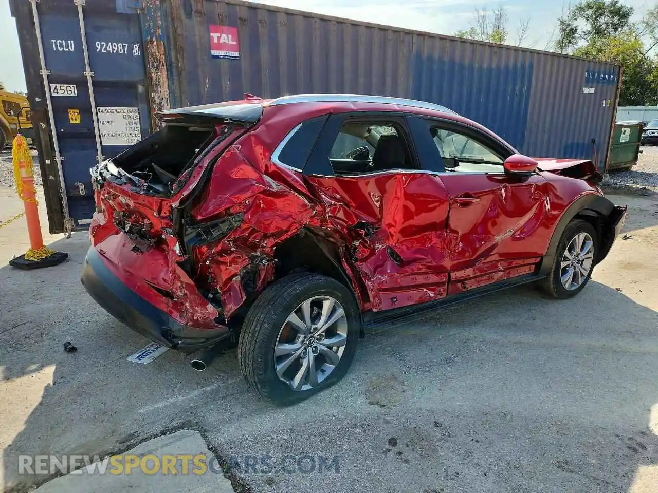 3 Фотография поврежденного автомобиля 3MVDMBDL1MM203034 MAZDA CX30 2021