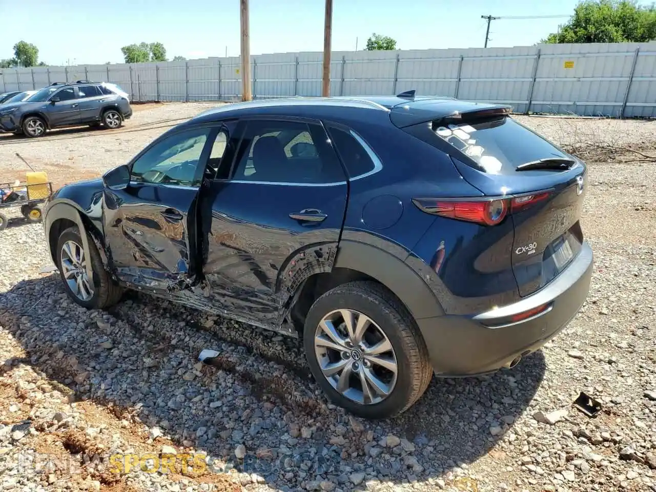 2 Photograph of a damaged car 3MVDMBDL1MM320158 MAZDA CX30 2021