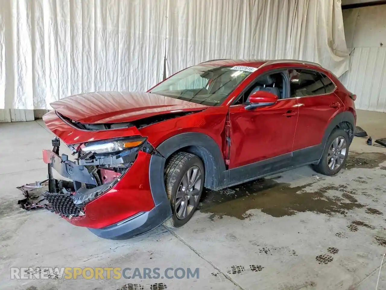 1 Photograph of a damaged car 3MVDMBDL9MM307285 MAZDA CX30 2021