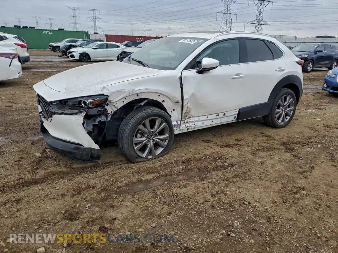 1 fotografías del automóvil dañado 3MVDMBDLXMM212265 MAZDA CX30 2021