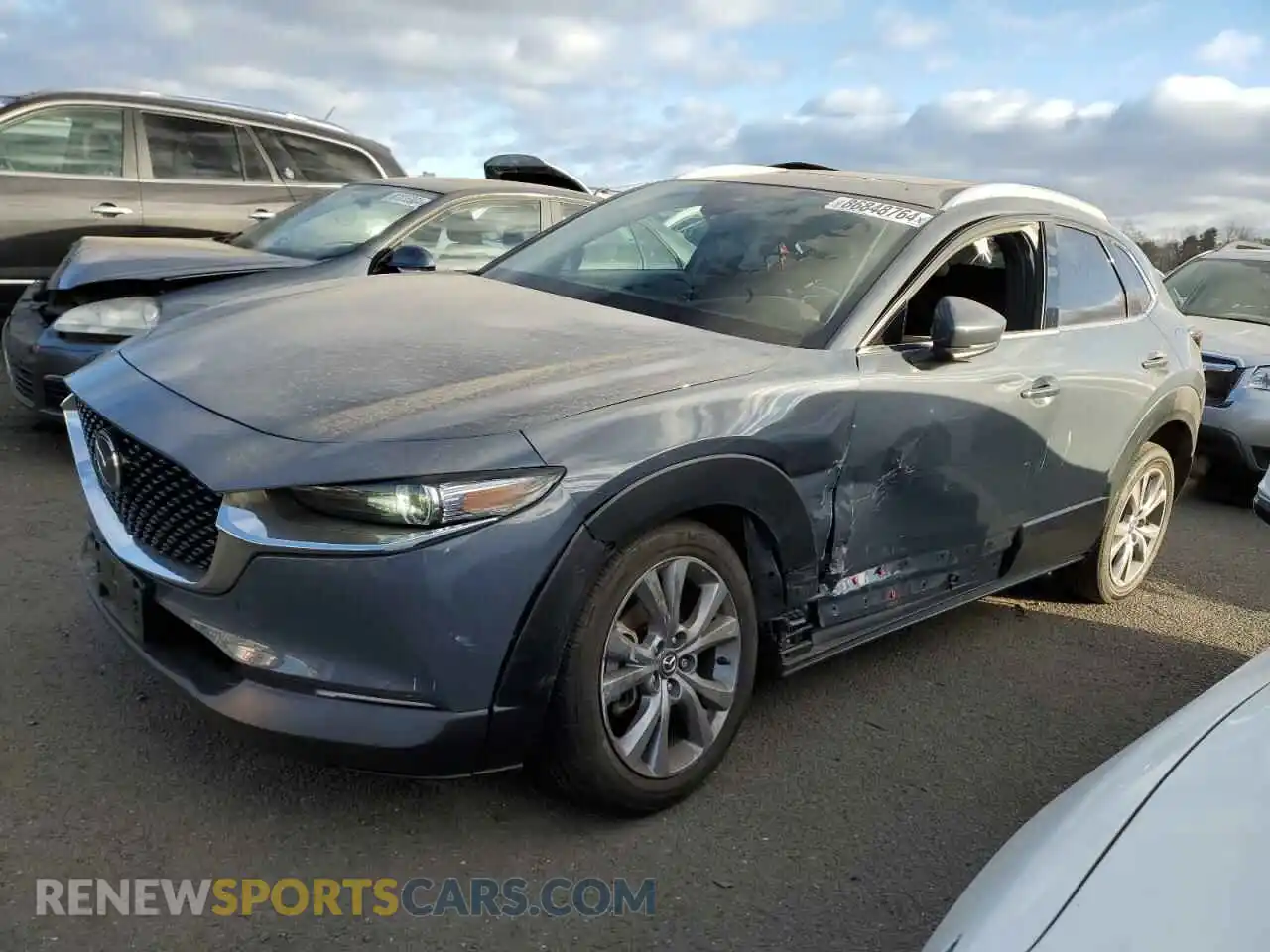 1 Photograph of a damaged car 3MVDMBDM2MM220739 MAZDA CX30 2021
