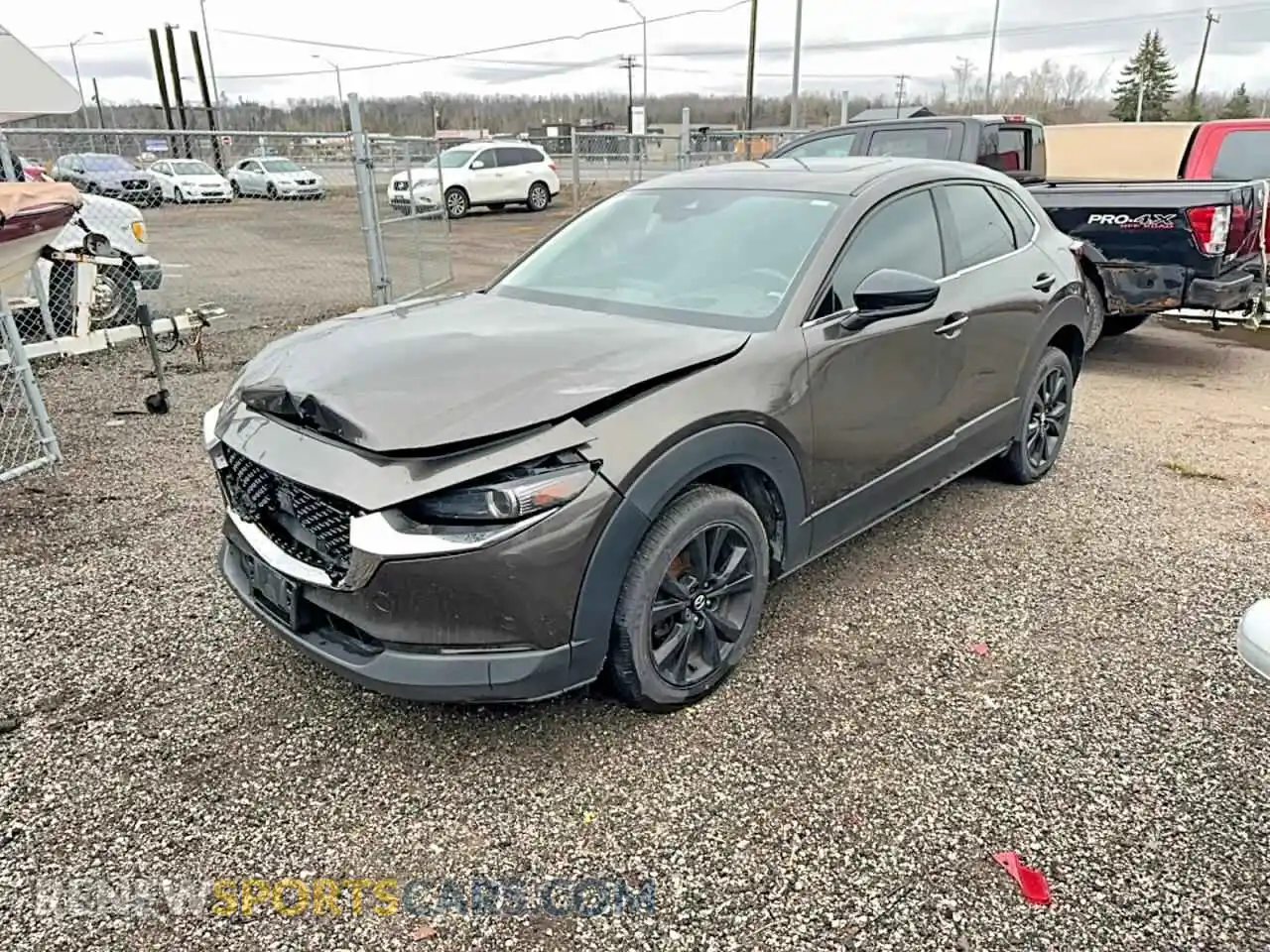 2 Photograph of a damaged car 3MVDMBDY7MM254856 MAZDA CX30 2021