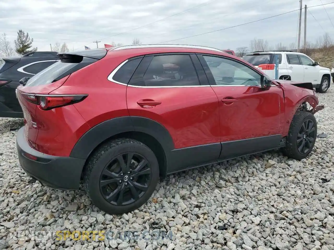 3 fotografías del automóvil dañado 3MVDMBDY8MM307404 MAZDA CX30 2021
