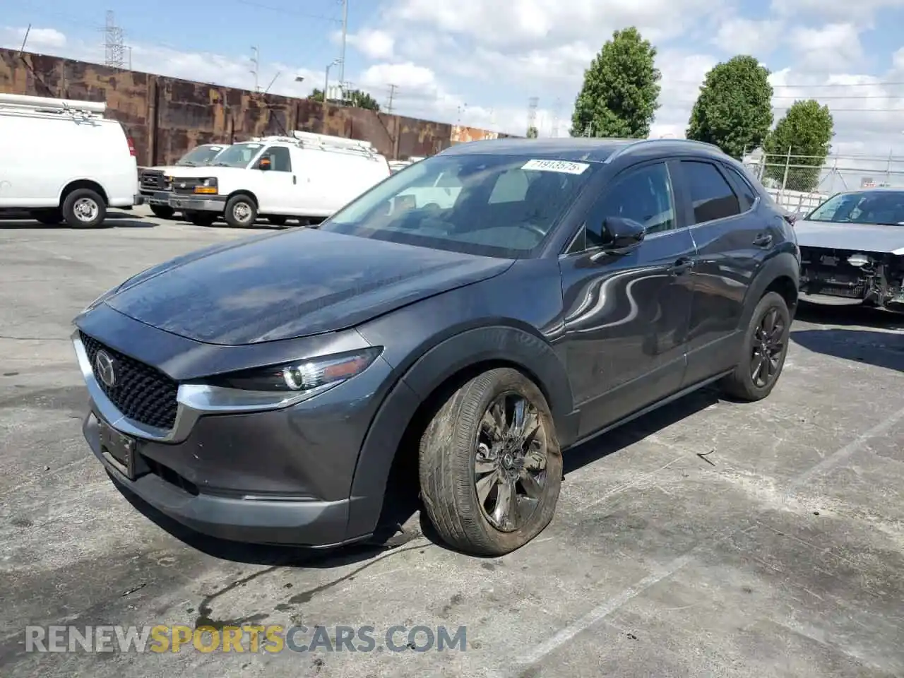 1 Photograph of a damaged car 3MVDMBAY2NM459183 MAZDA CX30 2022