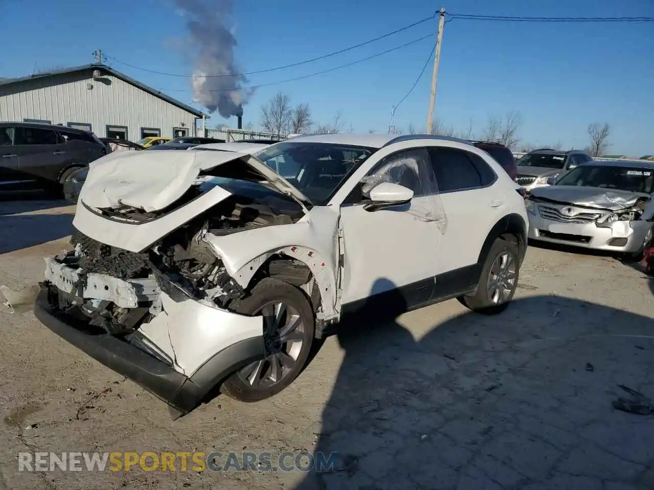 1 Photograph of a damaged car 3MVDMBBL1NM422631 MAZDA CX30 2022