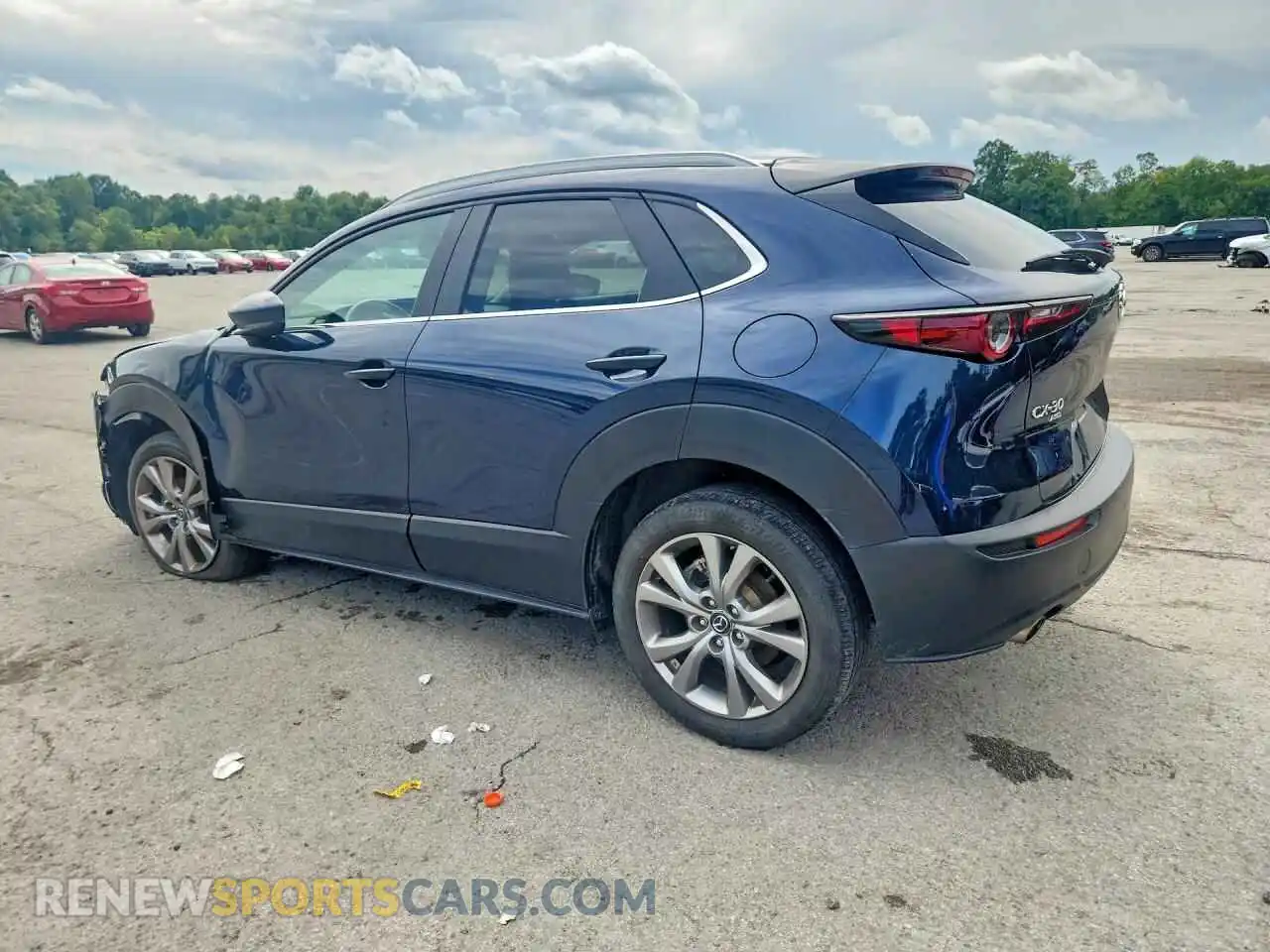 2 fotografías del automóvil dañado 3MVDMBBL6NM434032 MAZDA CX30 2022