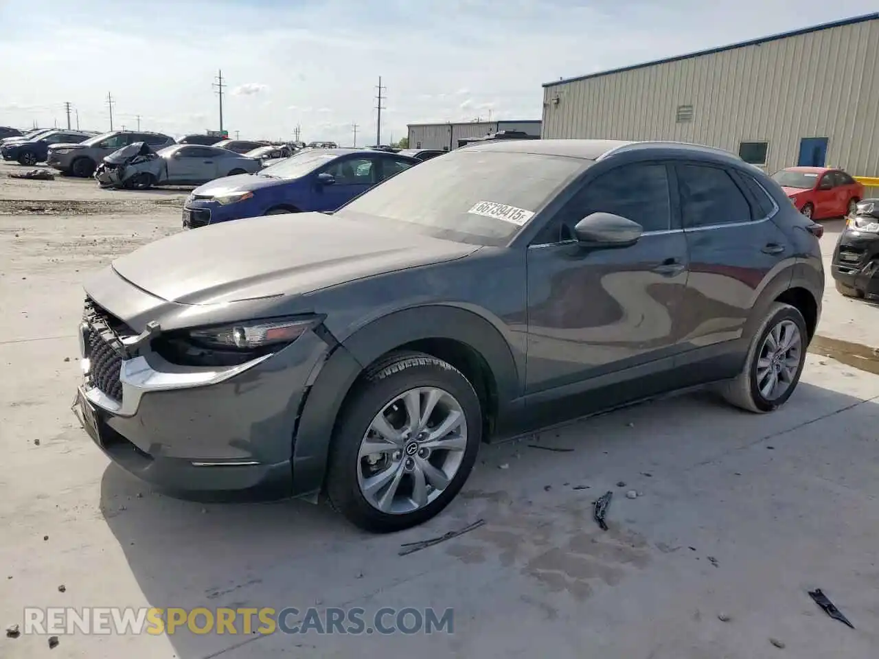 1 Photograph of a damaged car 3MVDMBBL7NM448294 MAZDA CX30 2022