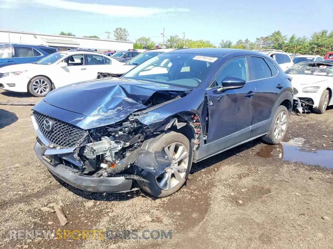 1 Photograph of a damaged car 3MVDMBBL7NM452796 MAZDA CX30 2022