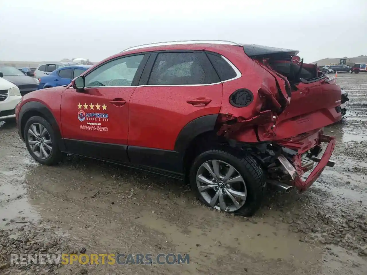 2 Photograph of a damaged car 3MVDMBBL7NM457612 MAZDA CX30 2022