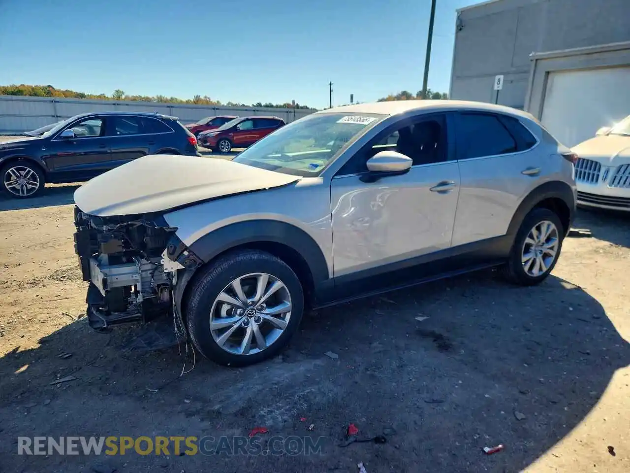 1 Photograph of a damaged car 3MVDMBBL8NM453746 MAZDA CX30 2022