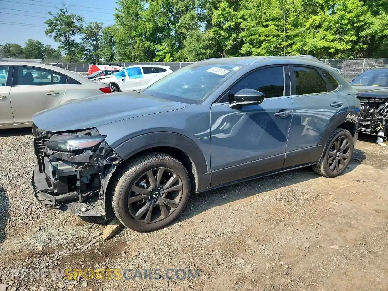 1 Photograph of a damaged car 3MVDMBCL3NM449408 MAZDA CX30 2022