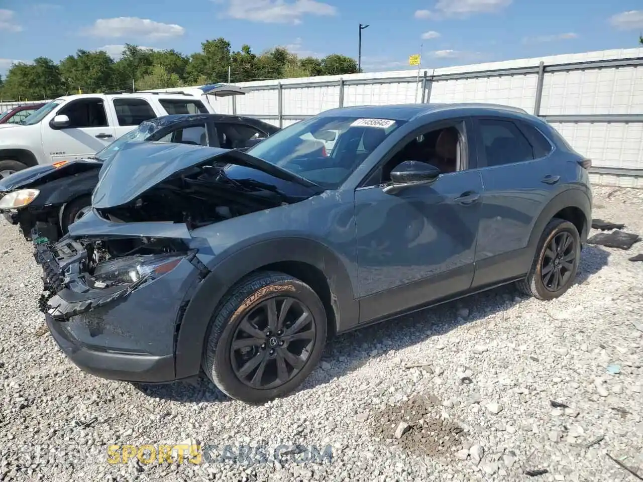 1 Photograph of a damaged car 3MVDMBCL7NM431669 MAZDA CX30 2022
