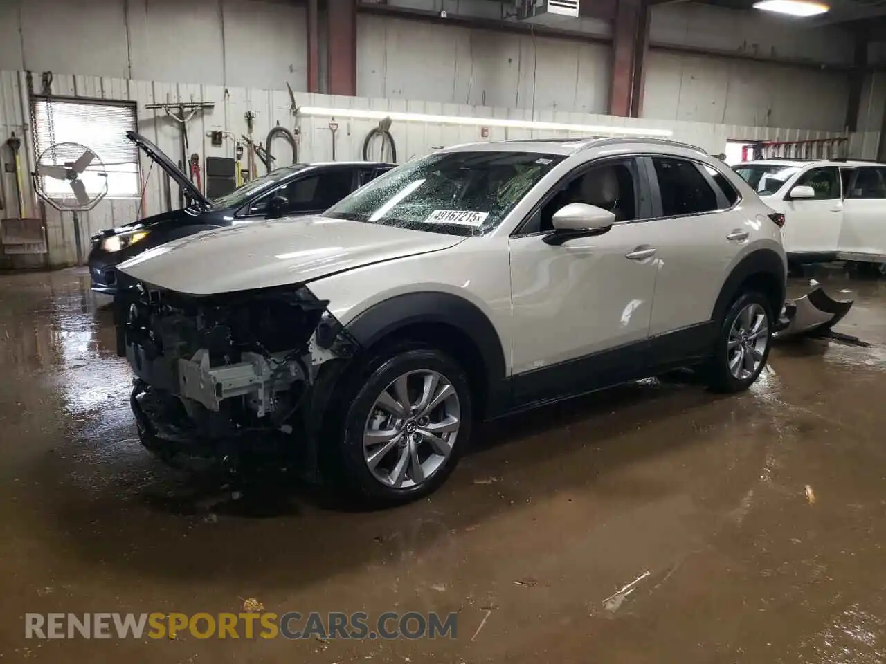 1 Photograph of a damaged car 3MVDMBCL7NM458435 MAZDA CX30 2022