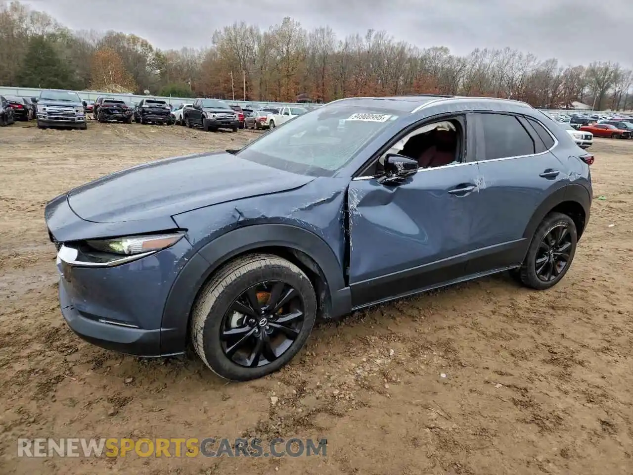 1 Photograph of a damaged car 3MVDMBCL8NM406926 MAZDA CX30 2022