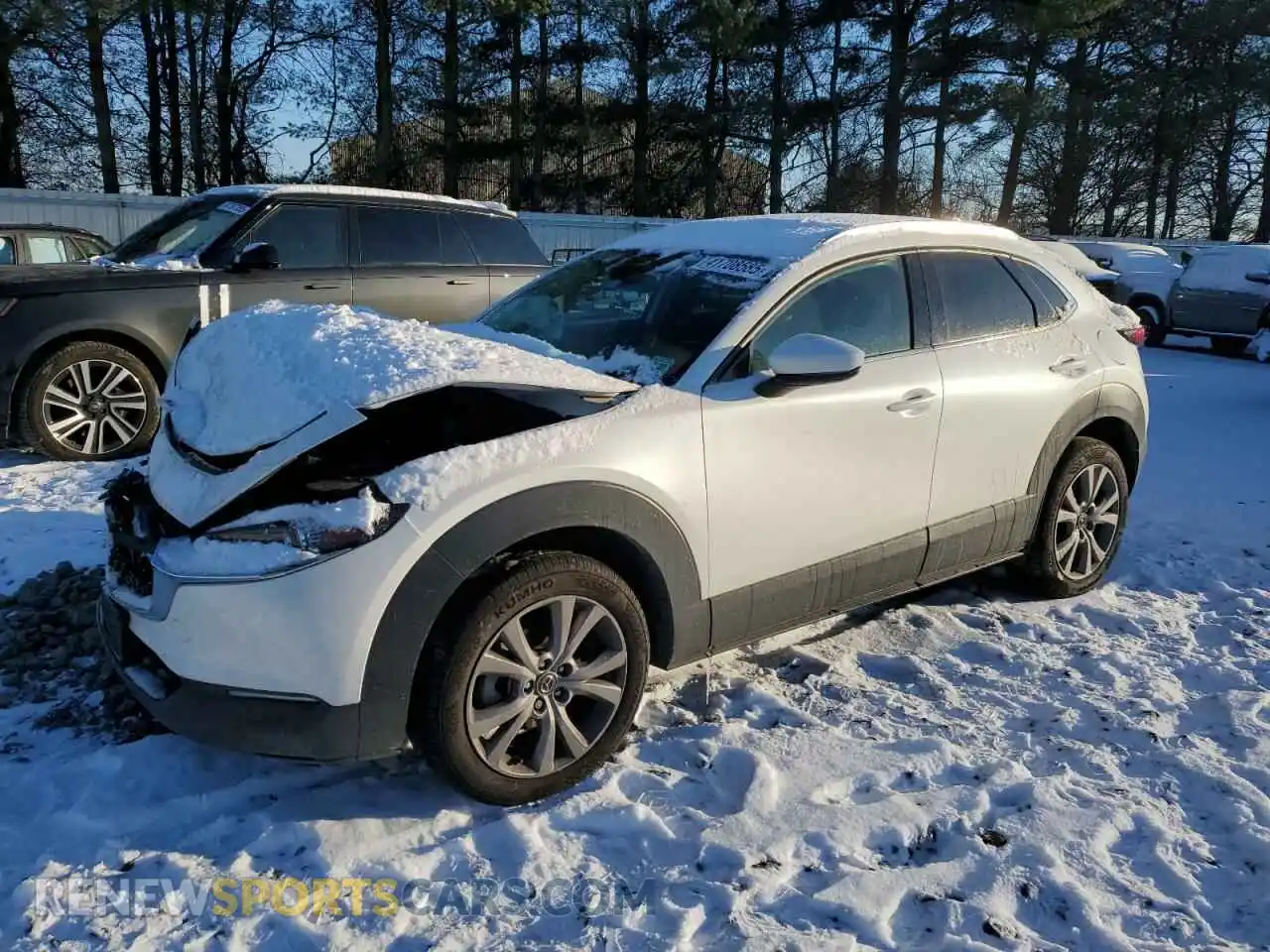 1 Photograph of a damaged car 3MVDMBDL3NM425155 MAZDA CX30 2022
