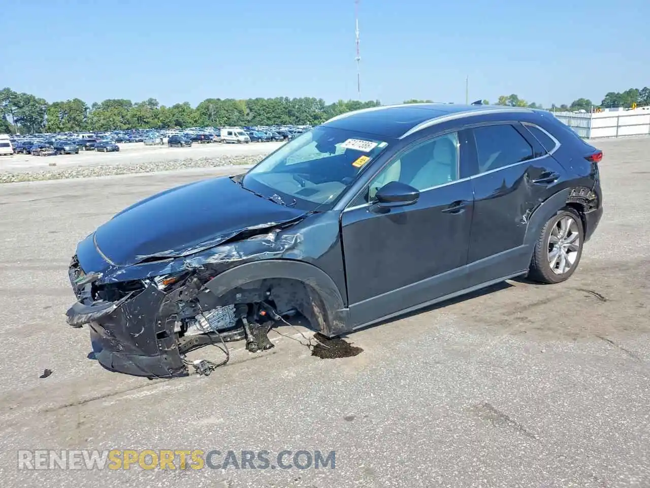 1 Photograph of a damaged car 3MVDMBDL4NM409689 MAZDA CX30 2022