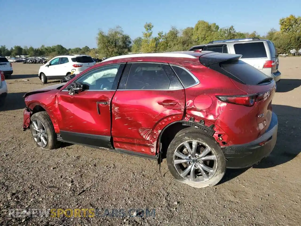 2 Photograph of a damaged car 3MVDMBDL9NM424401 MAZDA CX30 2022