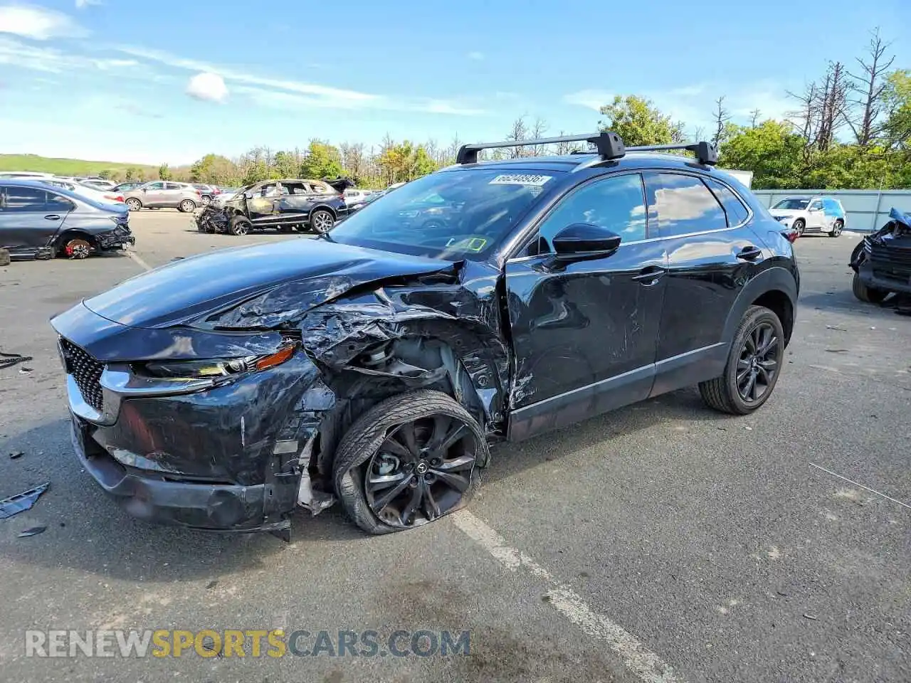 1 Photograph of a damaged car 3MVDMBDY3NM452528 MAZDA CX30 2022