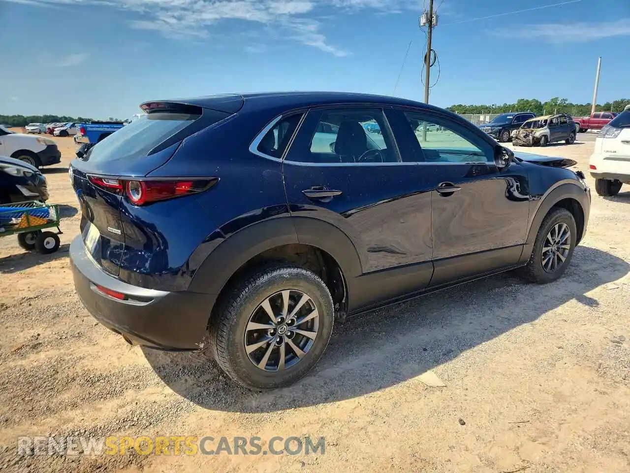 3 Фотография поврежденного автомобиля 3MVDMBAM2PM516451 MAZDA CX30 2023