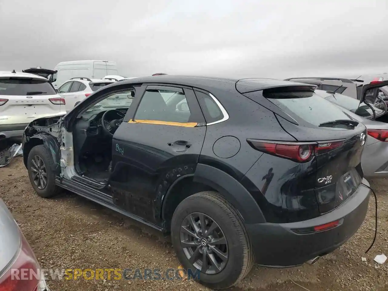 2 Photograph of a damaged car 3MVDMBAM3PM534943 MAZDA CX30 2023