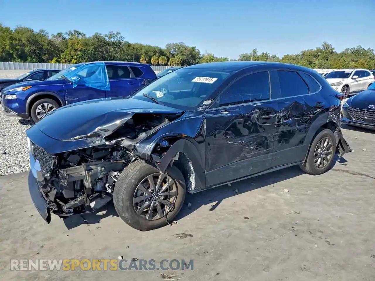 1 Photograph of a damaged car 3MVDMBAM6PM517201 MAZDA CX30 2023