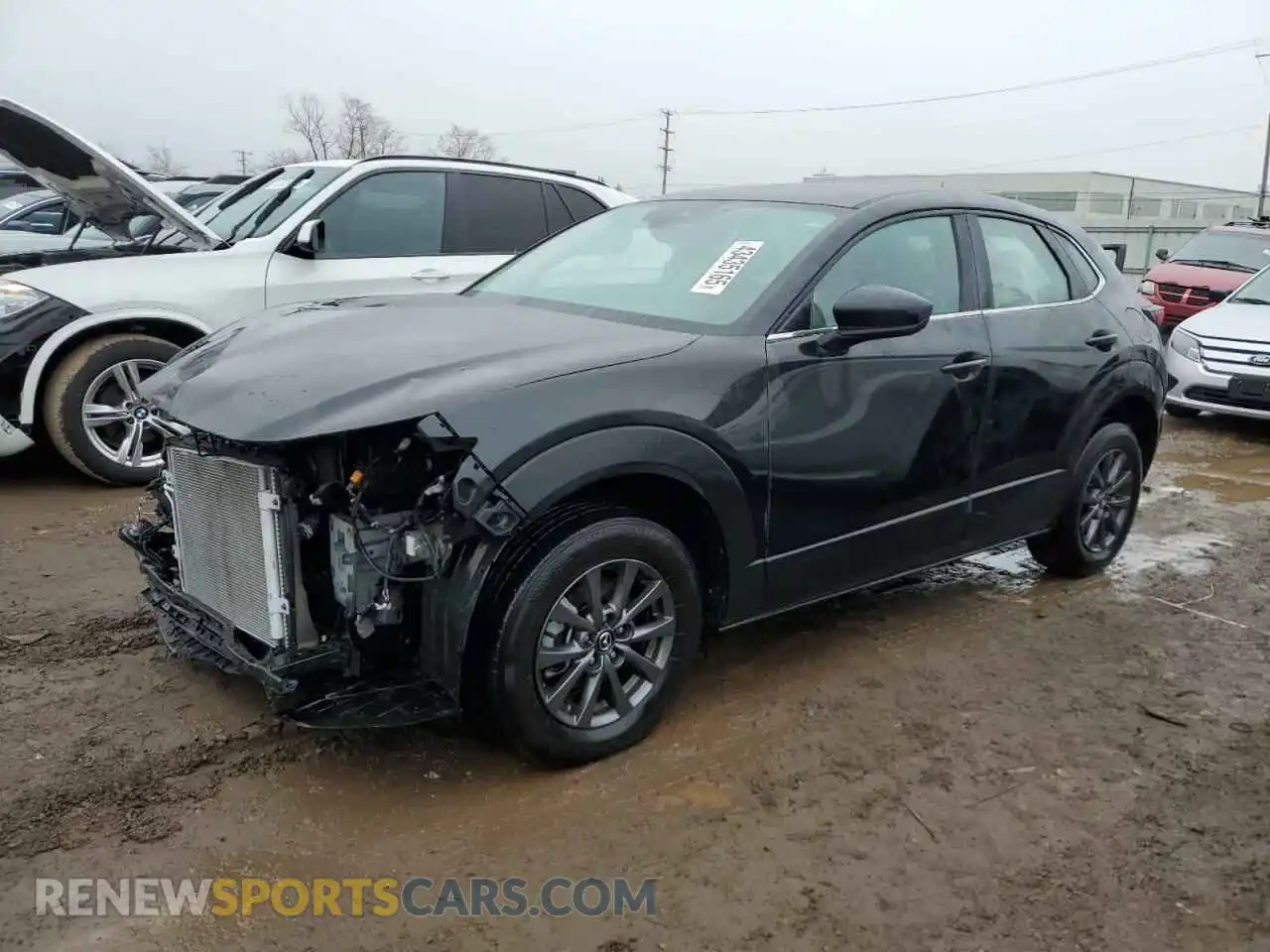 1 Photograph of a damaged car 3MVDMBAM7PM519510 MAZDA CX30 2023