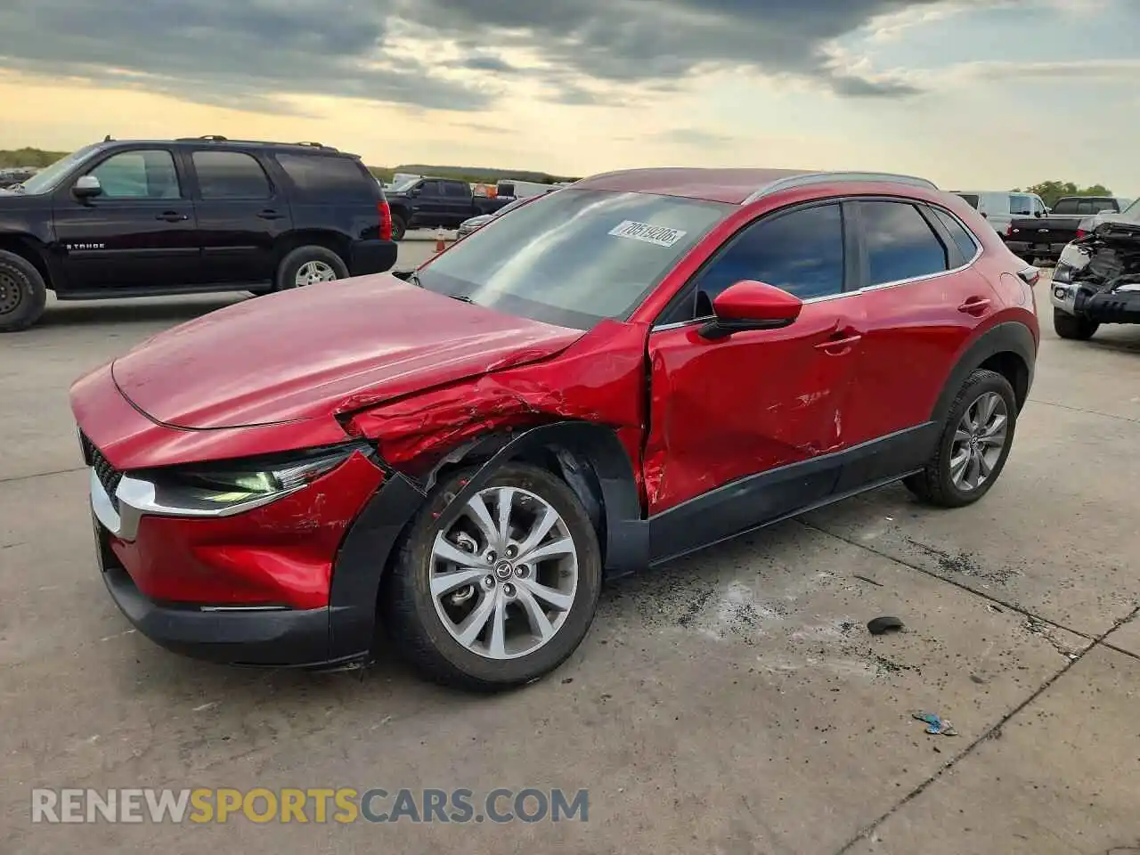 1 Photograph of a damaged car 3MVDMBBM1PM514835 MAZDA CX30 2023