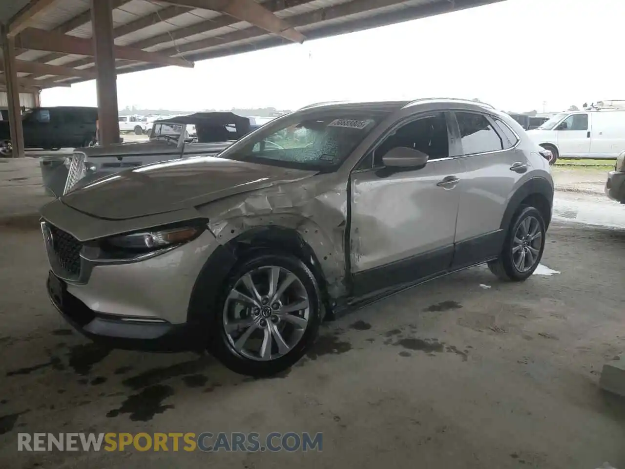 1 Photograph of a damaged car 3MVDMBBM2PM559542 MAZDA CX30 2023