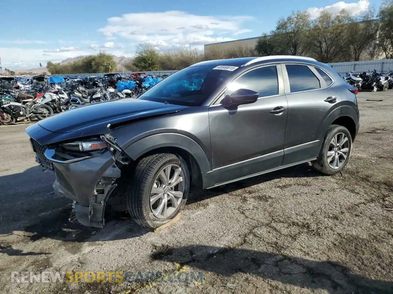 1 Photograph of a damaged car 3MVDMBBM3PM550686 MAZDA CX30 2023