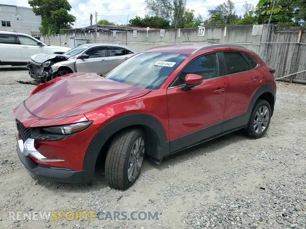 1 Photograph of a damaged car 3MVDMBBM3PM555743 MAZDA CX30 2023