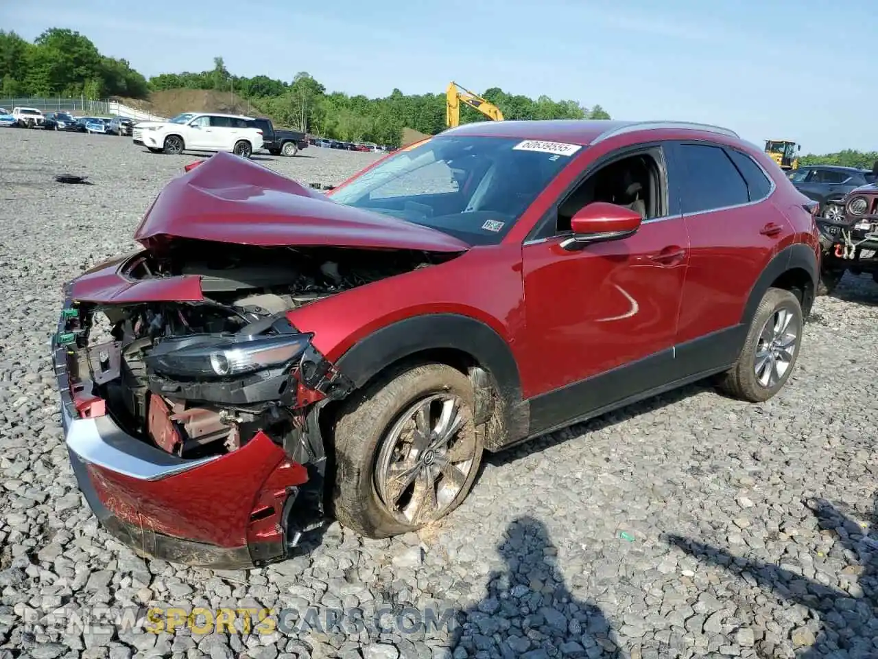 1 Photograph of a damaged car 3MVDMBBM3PM580206 MAZDA CX30 2023